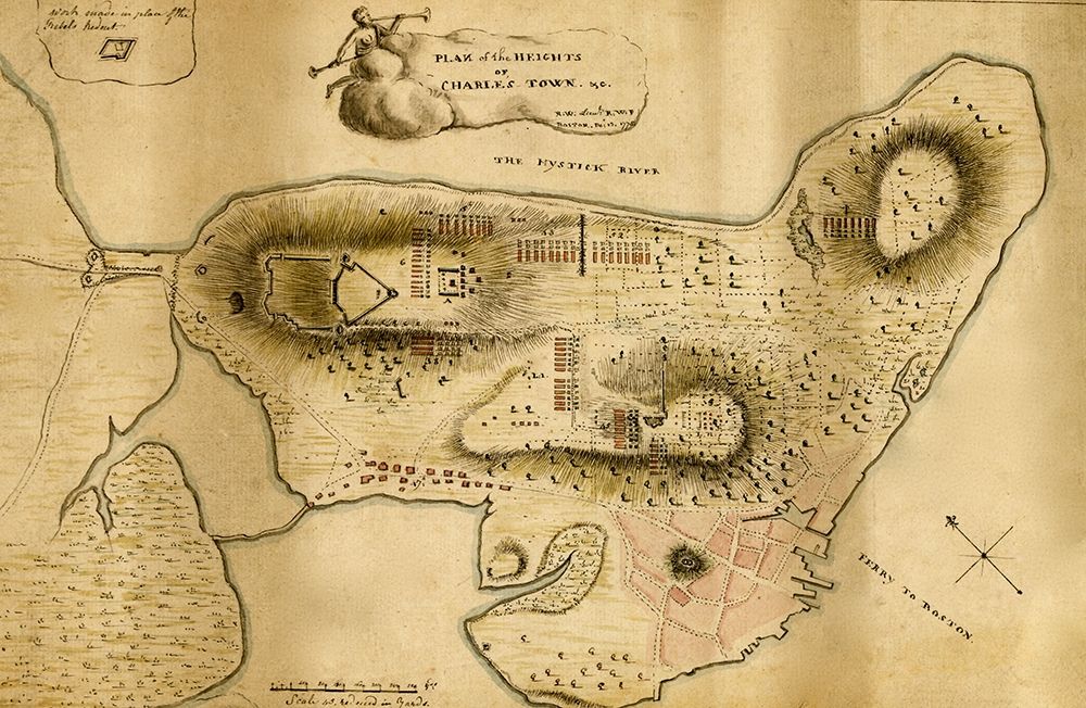 Plan of the heights of Charles Town