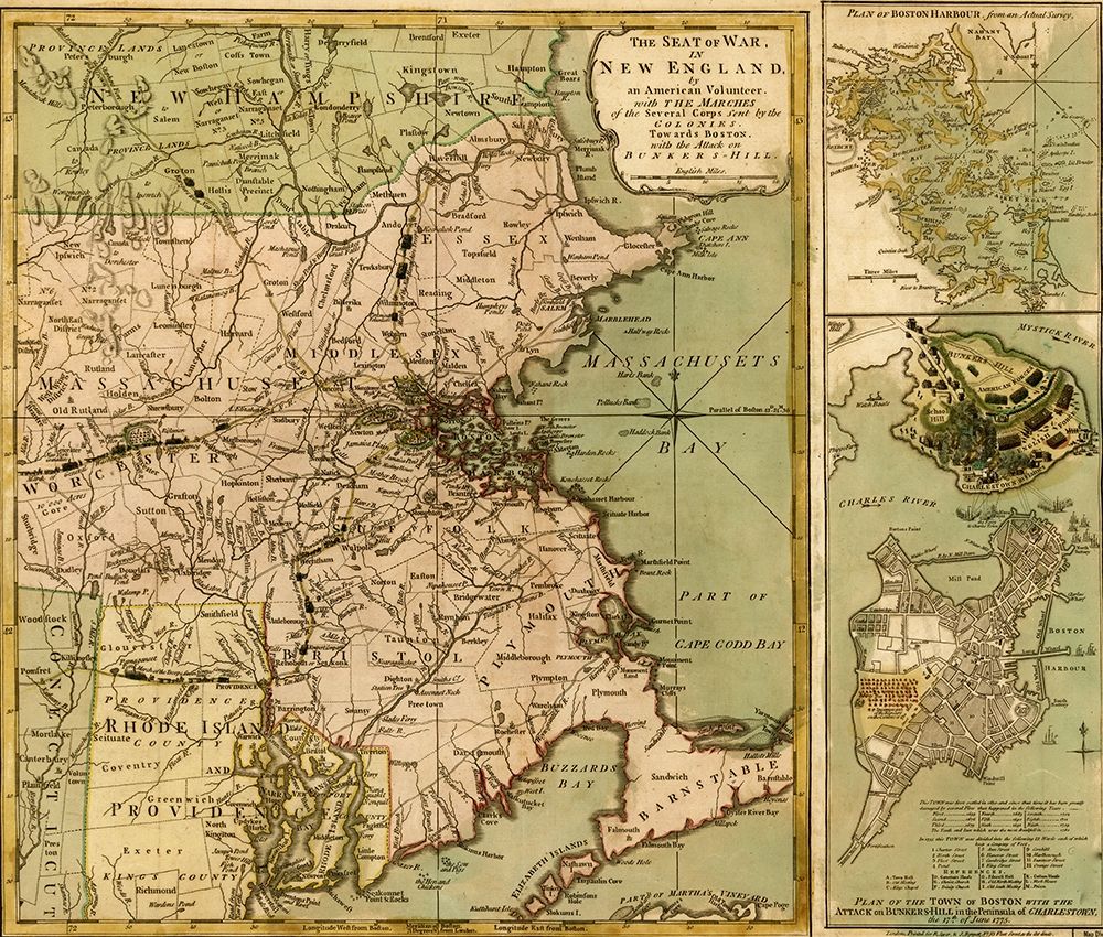 Seat of War with the attack on Bunker Hill