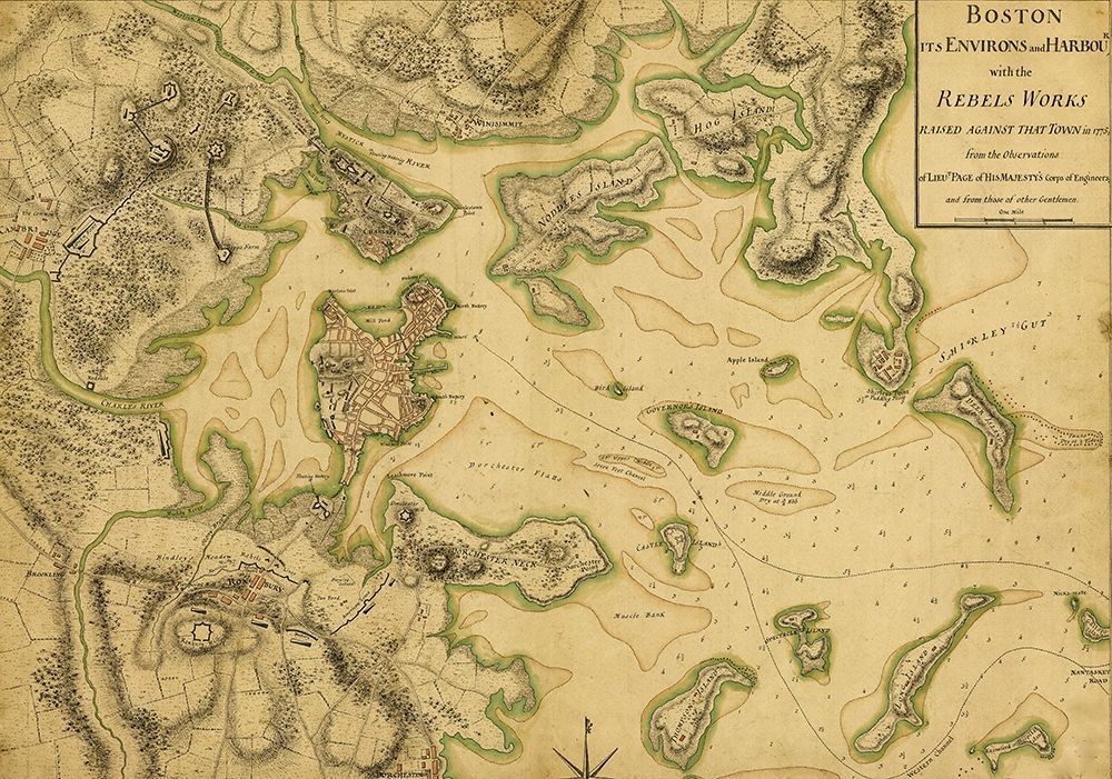 Colonial Defenses Against the British 1775