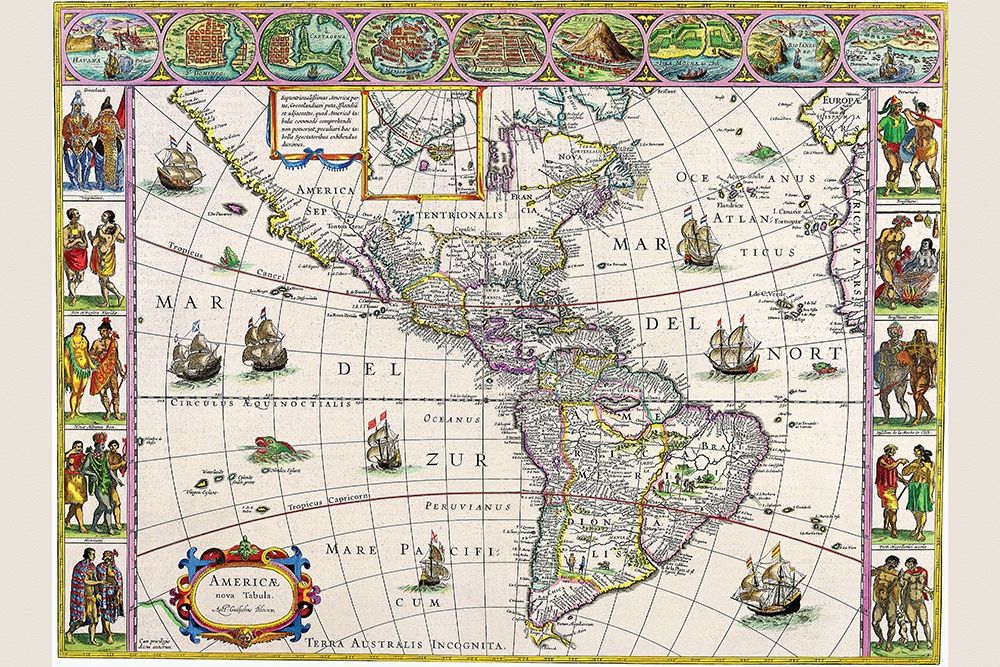 New Map of the Americas