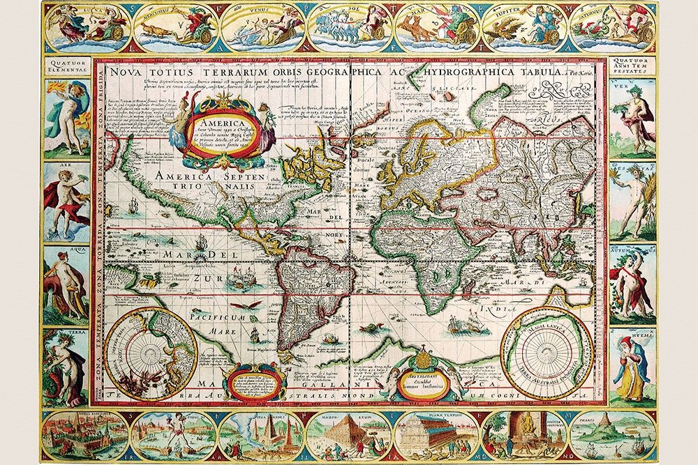 Map of the Americas