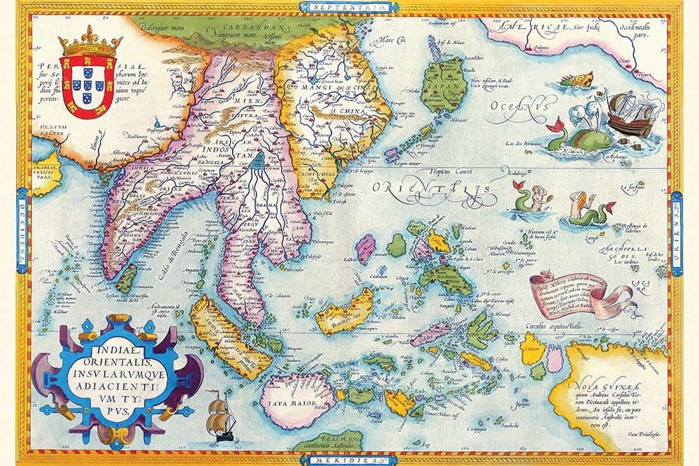 East Indies by Ortelius