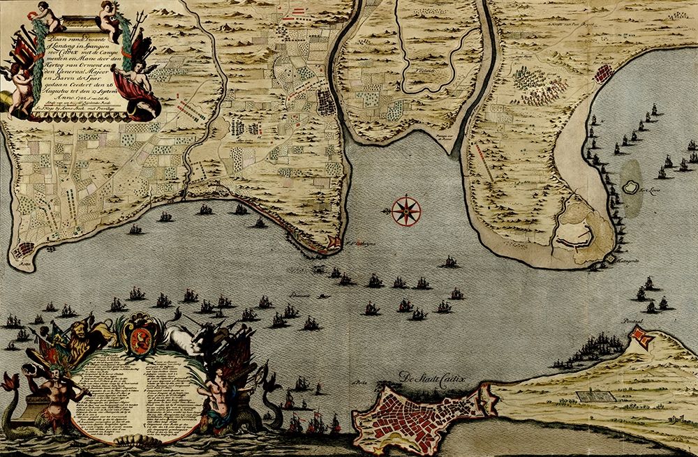 Toulon France Harbor and Defenses 1700