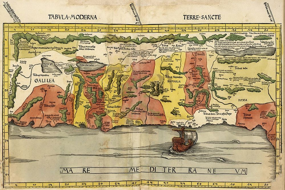 Map of the Holy Land