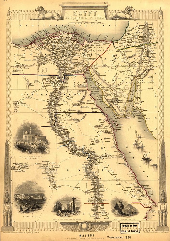 Egypt and Arabia Petrea