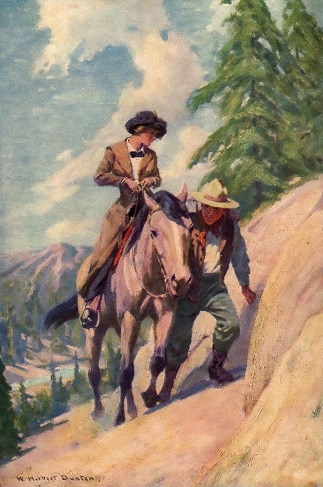 On Trail from Prescott of Saskatchewan 1913