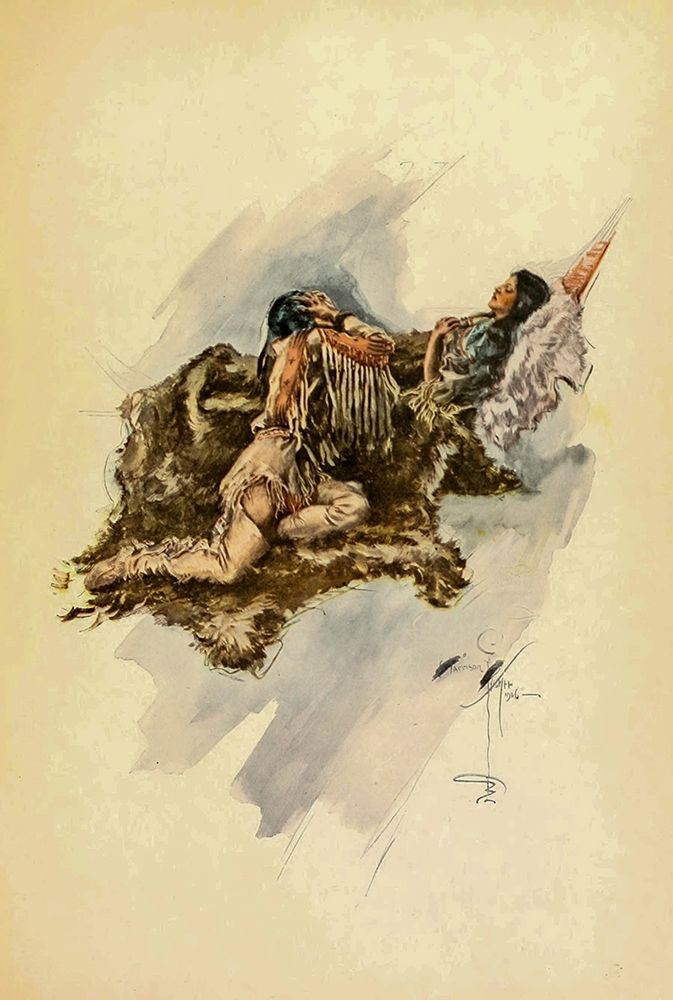 Indian Woman from The Song of Hiawatha 1906