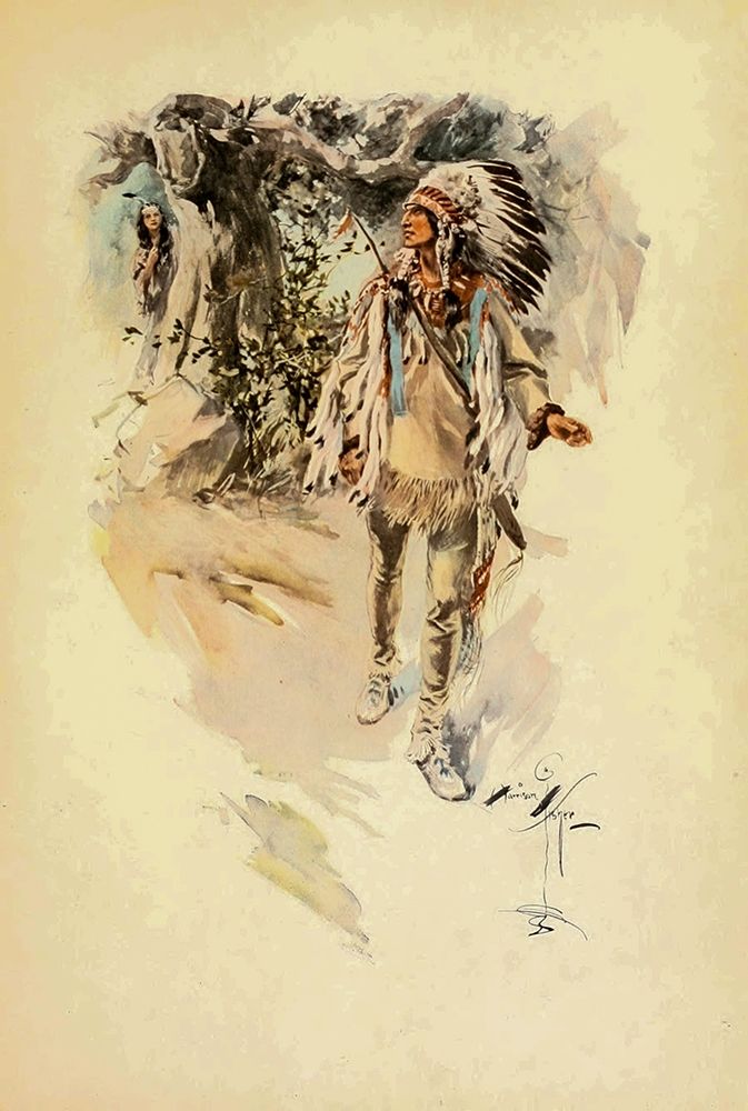 Indian from The Song of Hiawatha 1906