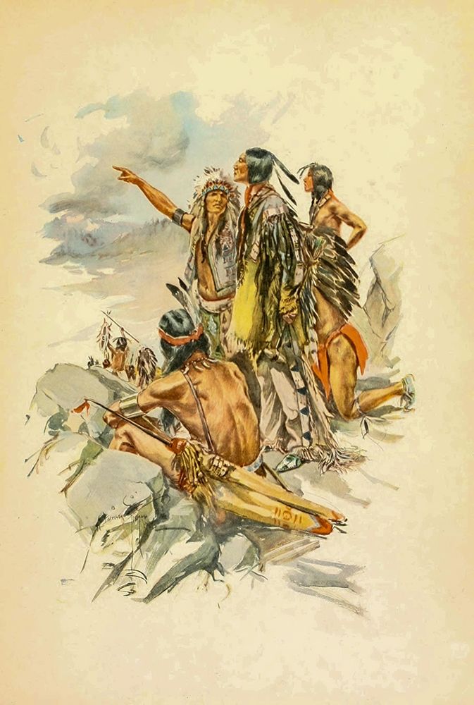 To the Mountains from The Song of Hiawatha 1906