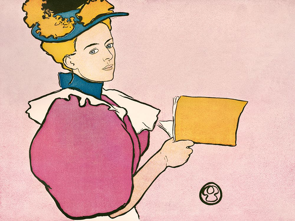 Woman holding book