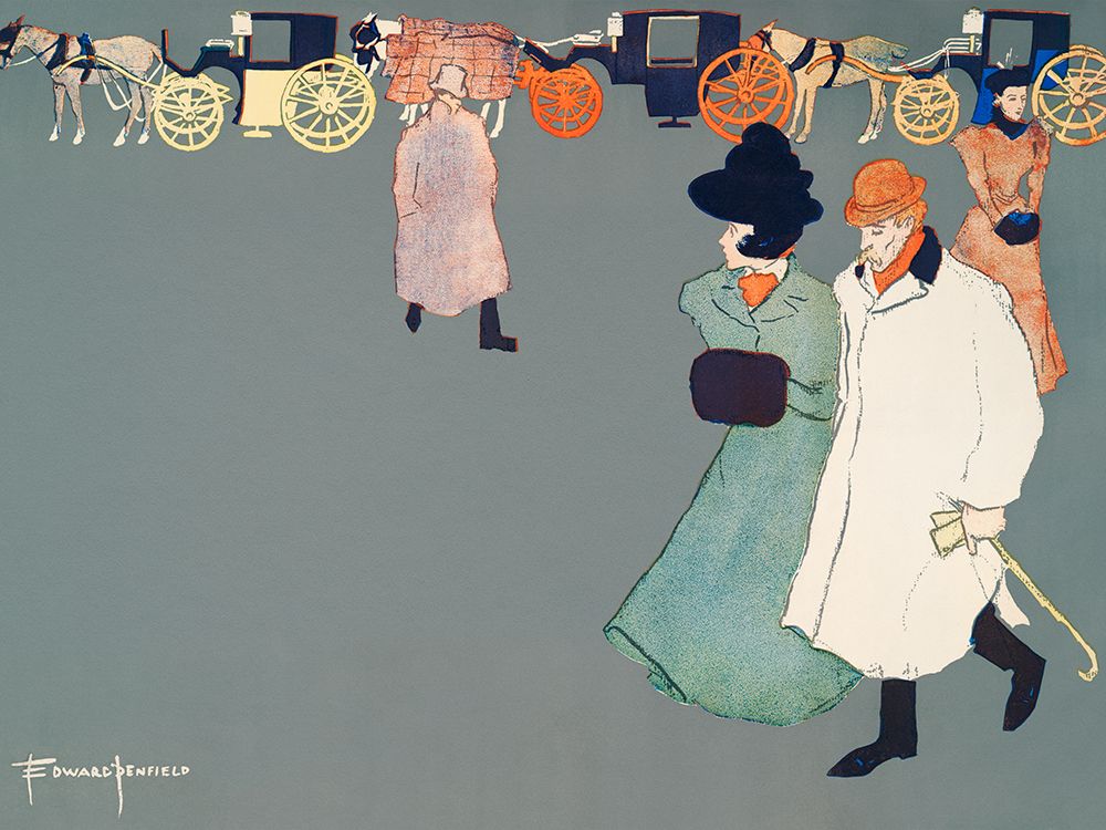 Men and Woman on Street