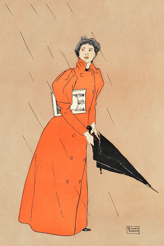 Woman holding umbrella