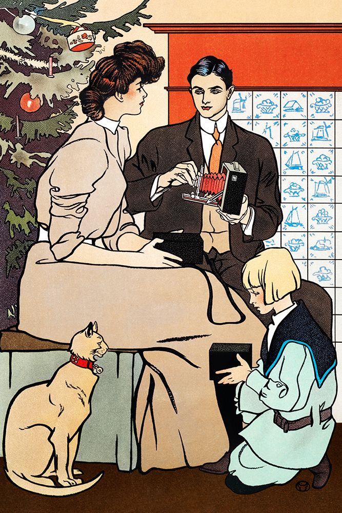 Vintage Christmas Poster