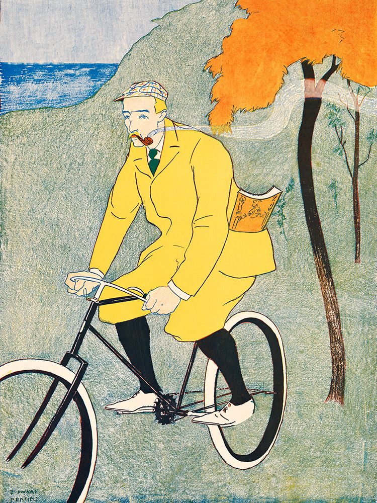 Man Riding Bicycle