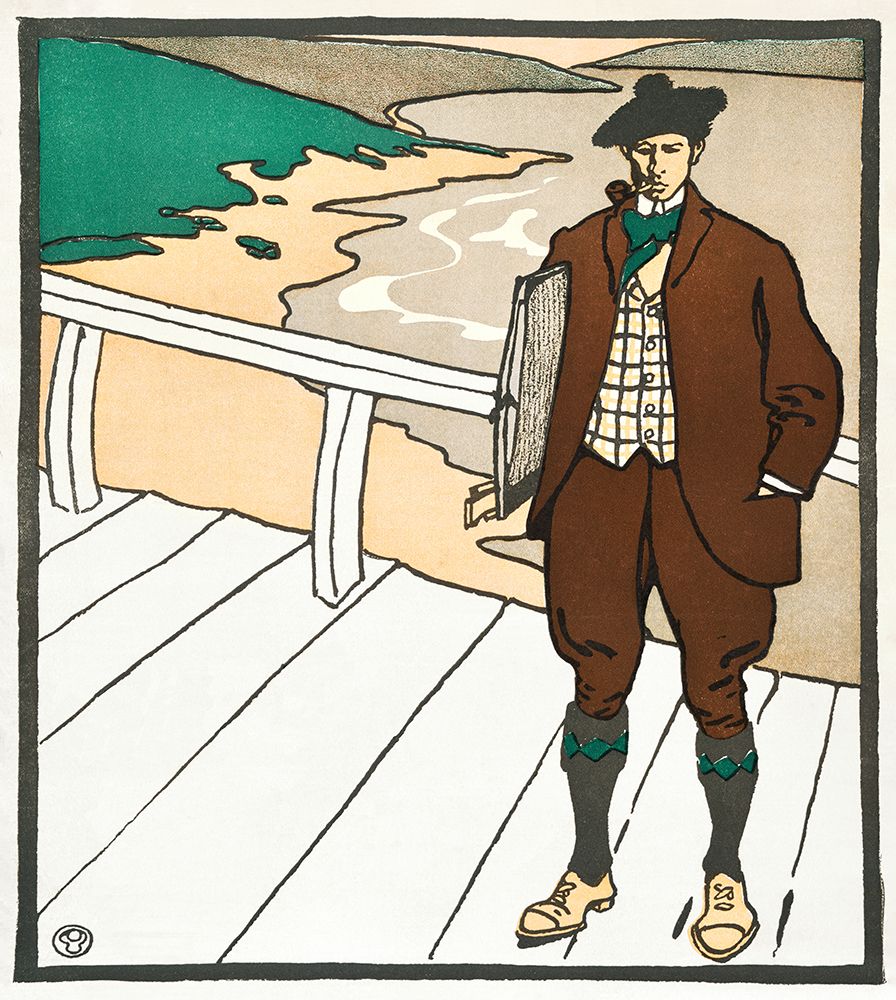 Man Smoking a Pipe