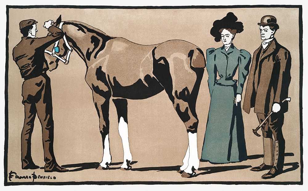 People and horse