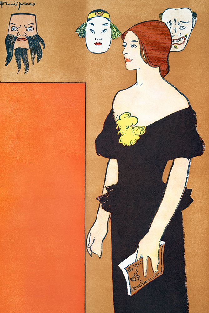 Woman in Black Dress