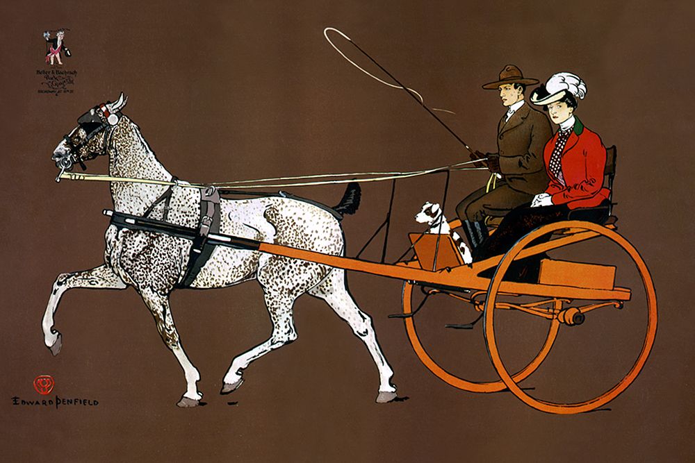 Couple in a Carriage 1902