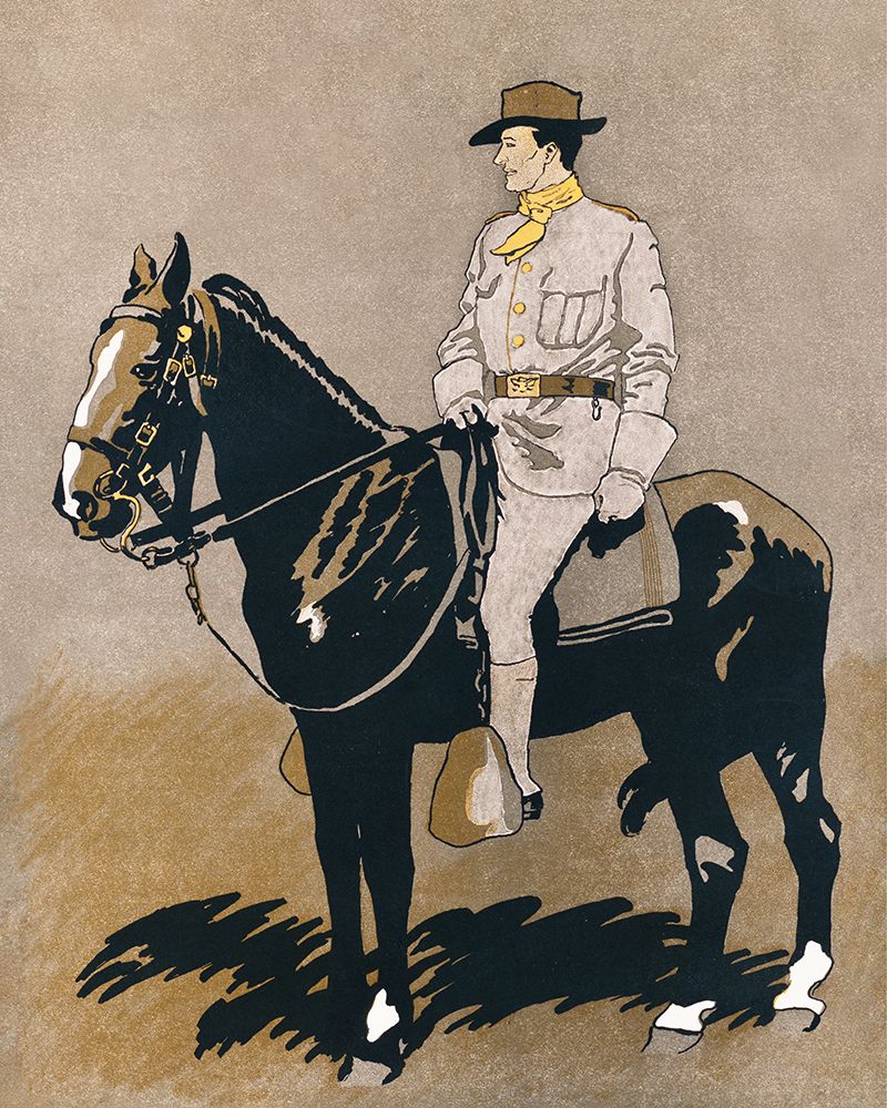 Soldier Riding a Horse