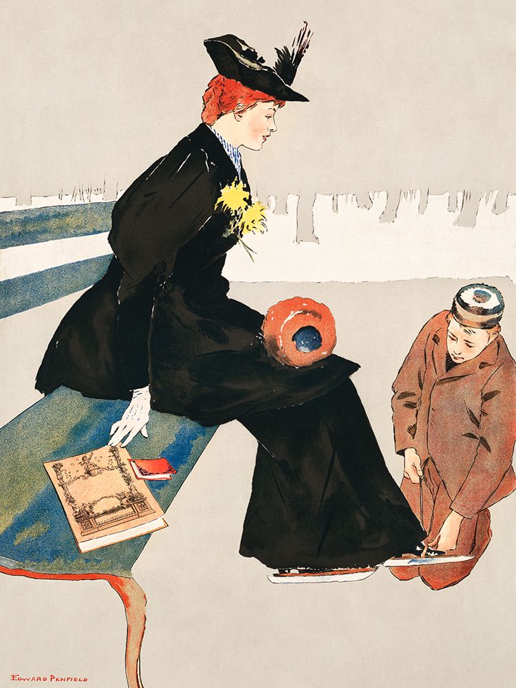 Woman sitting on a bench
