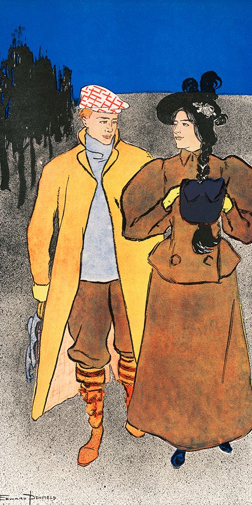 Man walking with Woman