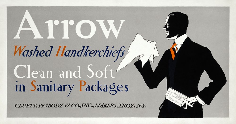 Arrow washed handkerchiefs