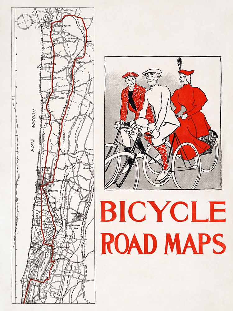 Bicycle road maps