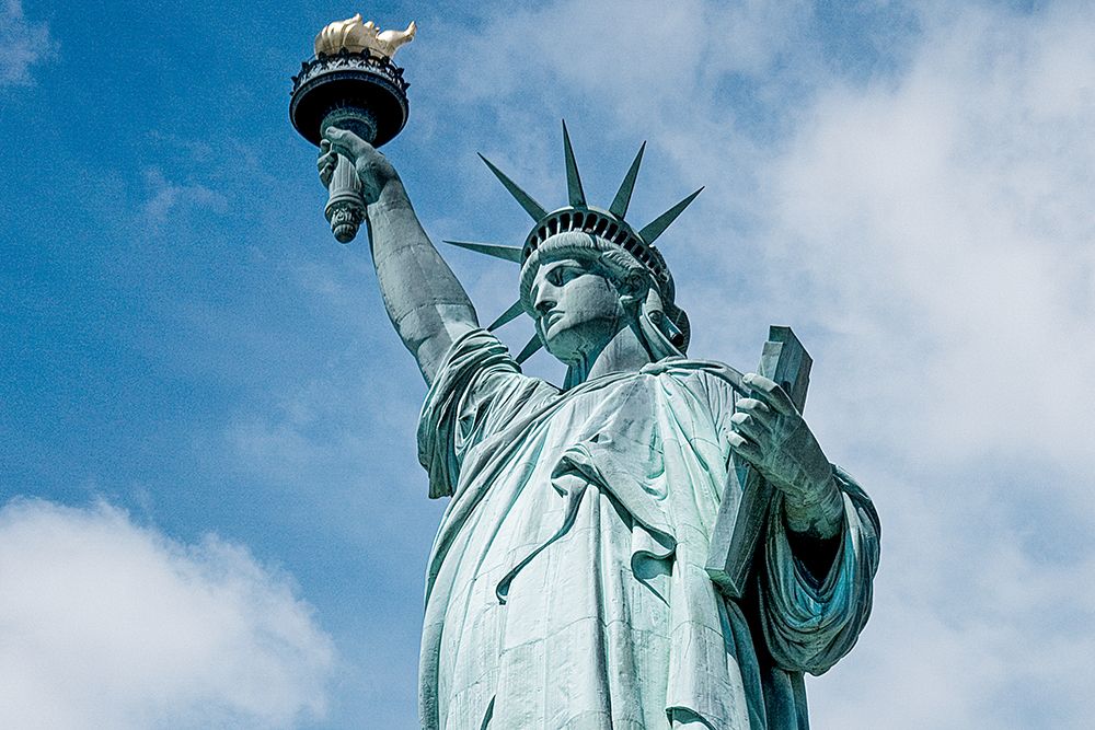 The Statue of Liberty in New York