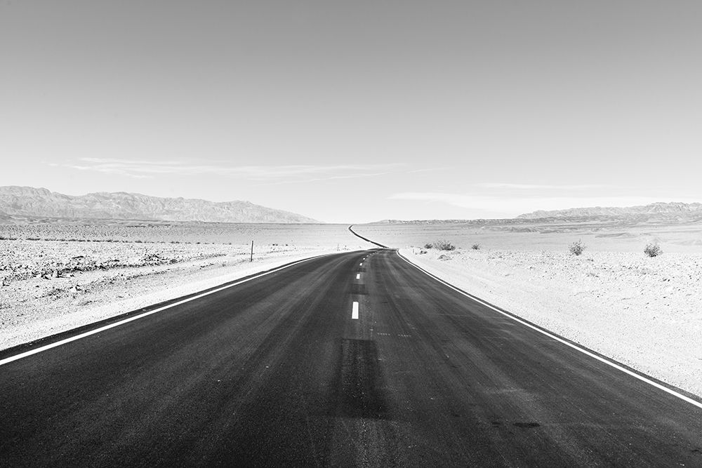 Long and Straight Road-Death Valley-California