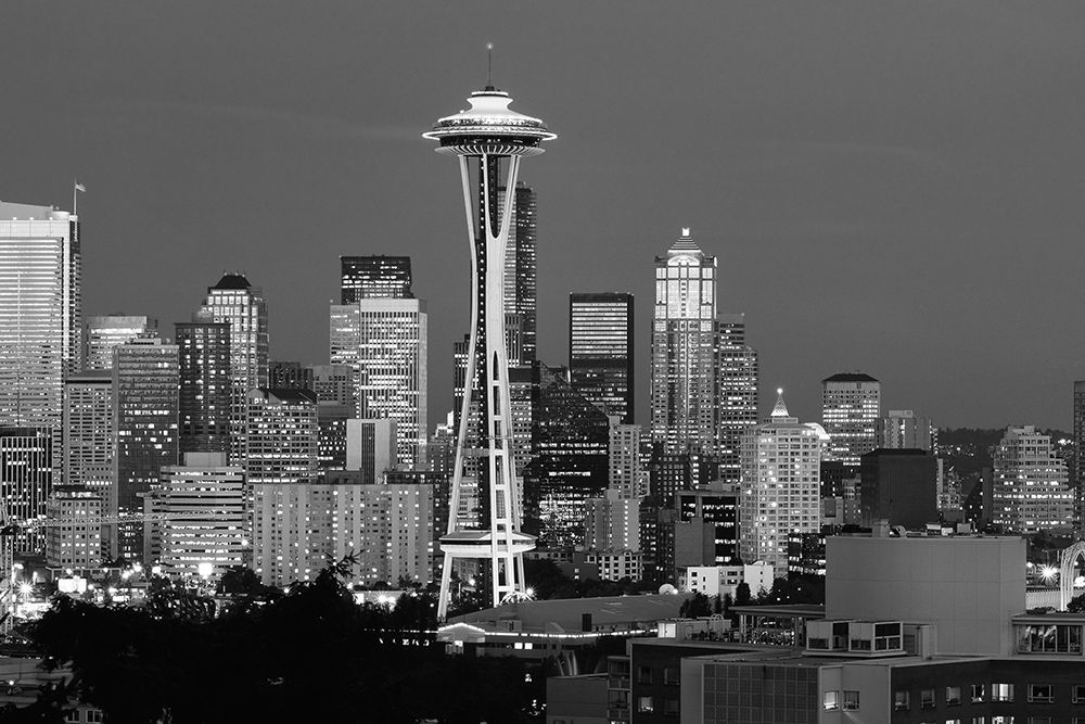 A Dusk View of the Seattle Skyline