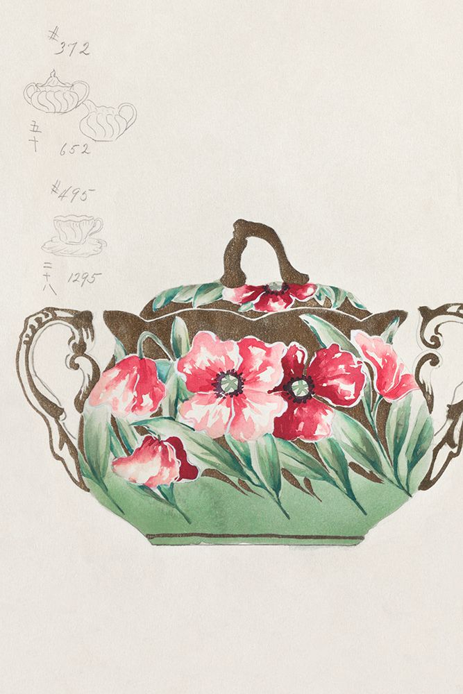 Design for a Noritake Sugar Bowl I