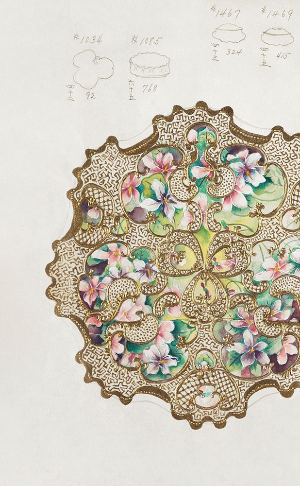 Design for a Noritake Plate or Bowl