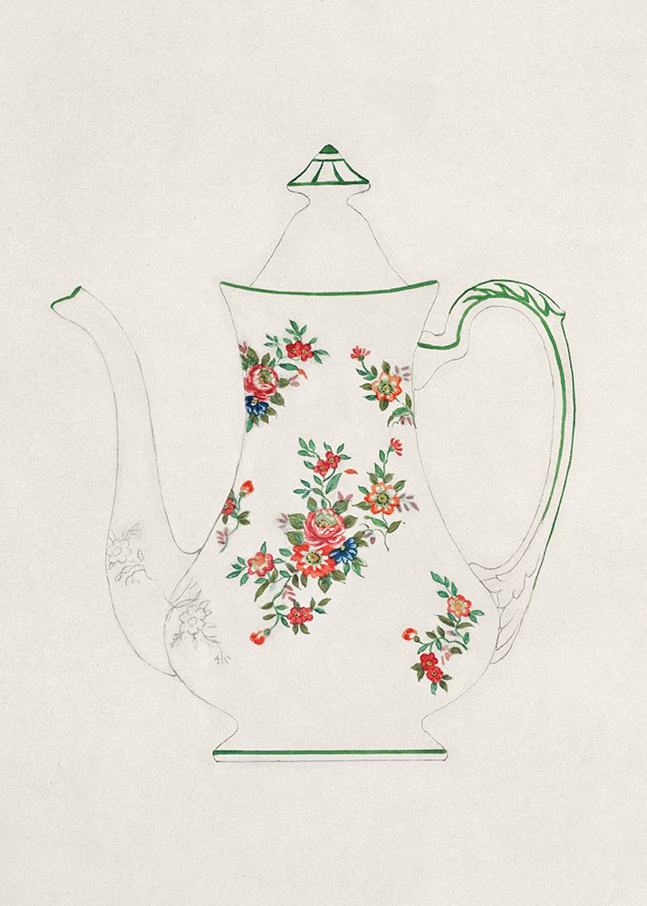 Design for a Noritake Teapot I
