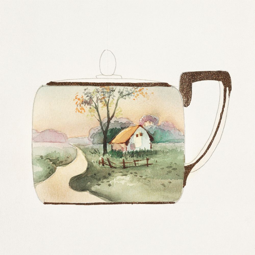 Design for a Noritake Teacup I