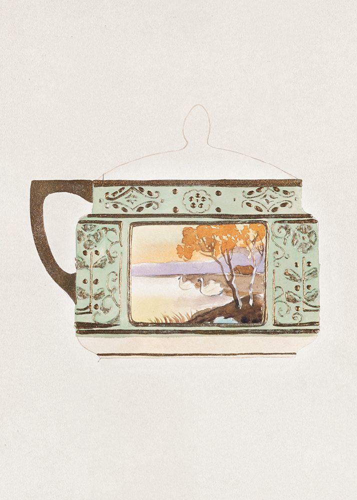 Design for a Noritake Sugar Bowl VI