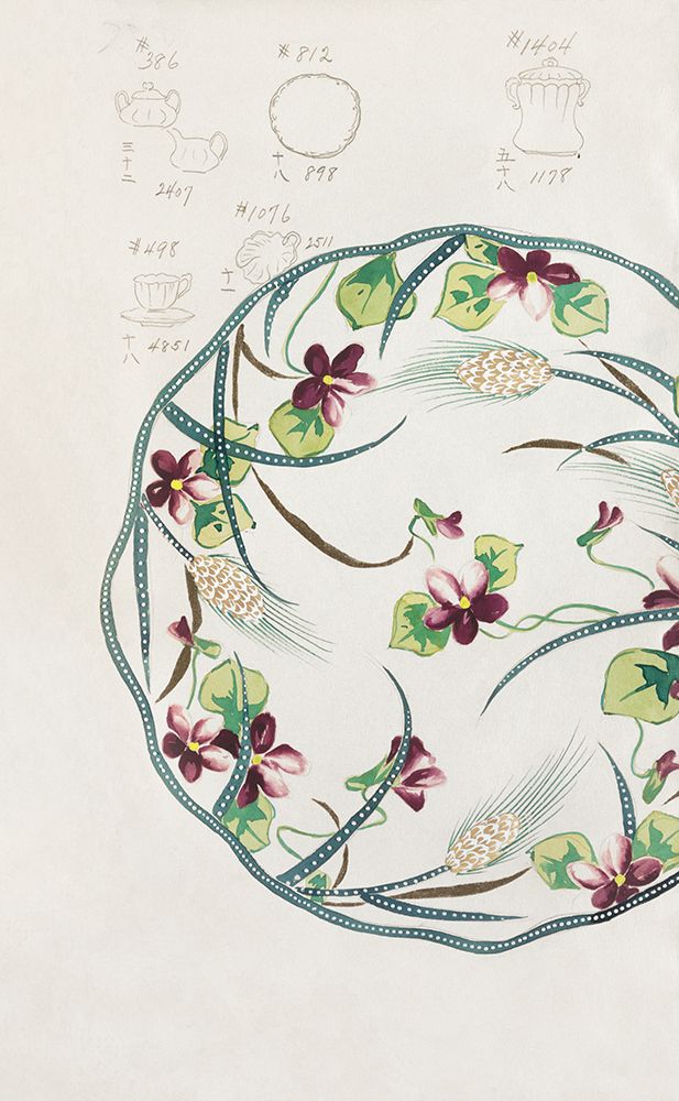 Design for a Noritake Plate IX