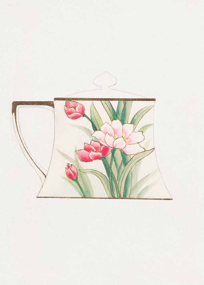 Design for a Noritake Sugar Bowl VII