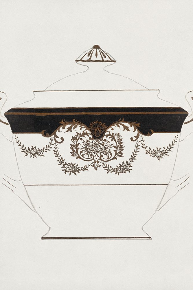 Design for a Noritake Sugar Bowl VIII