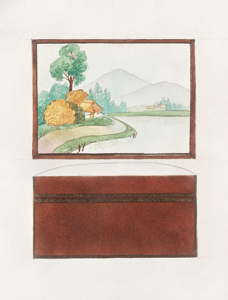 Fish Design for a Noritake Box II