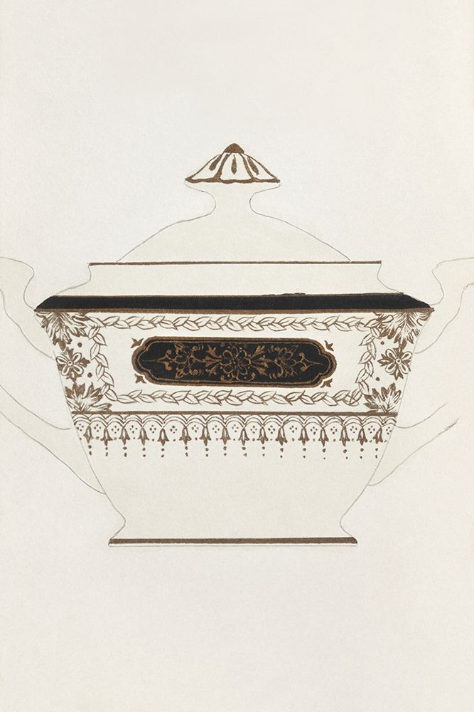 Design for a Noritake Sugar Bowl IX