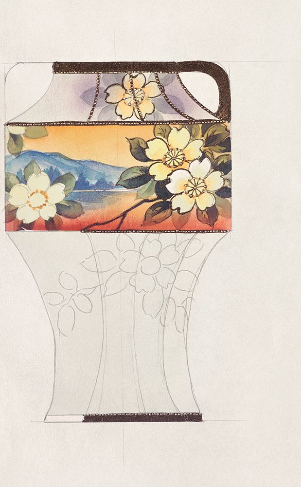 Design for a Noritake Vase IV