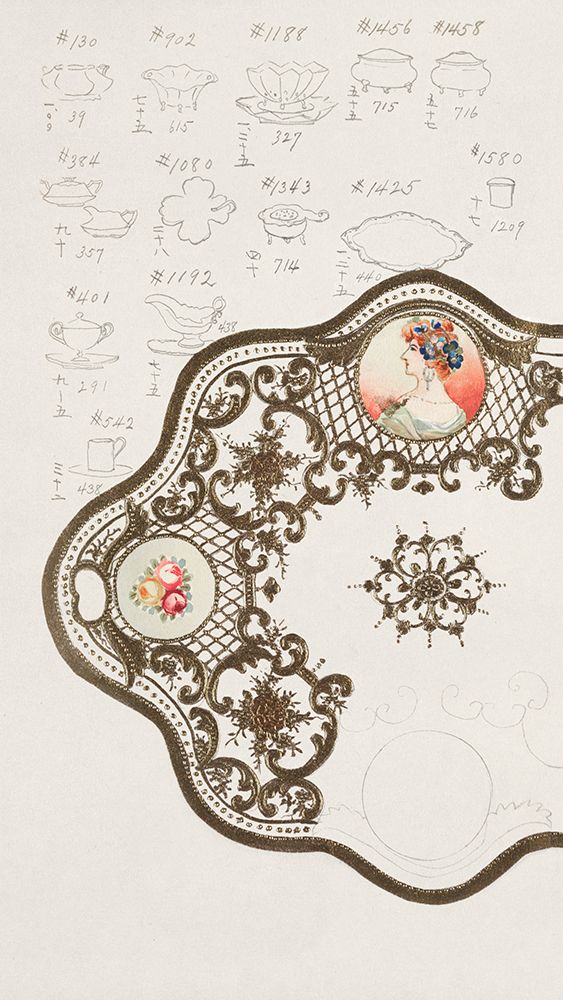 Design for a Noritake Platter III