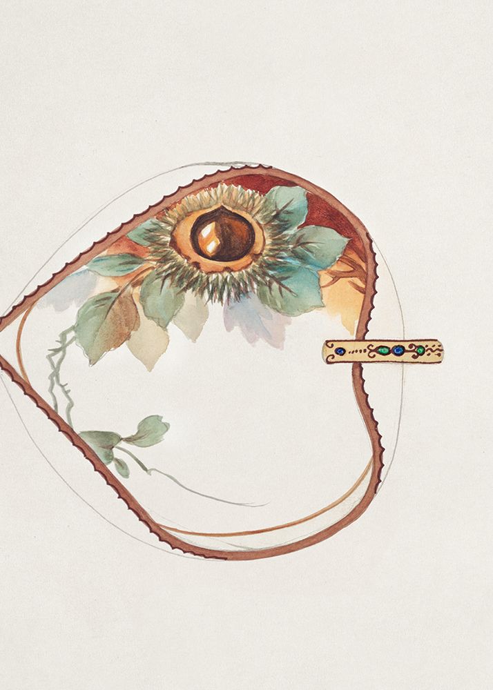 Design for a Noritake Heart-shaped Box