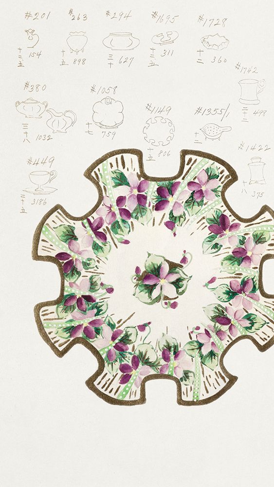 Design for a Noritake Plate XVI