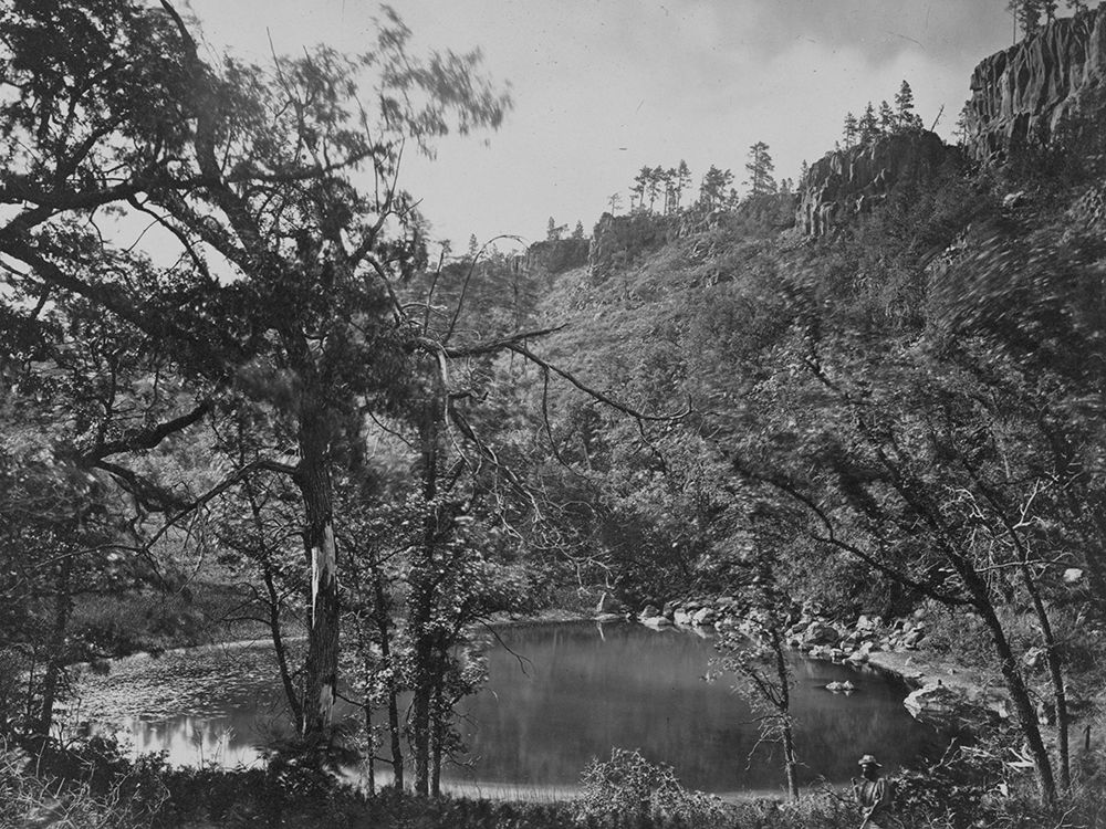 Apache Lake-Sierra Blanca Range-Arizona