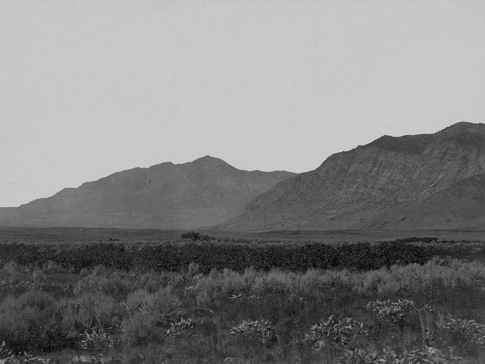 Wahsatch Mountains from Ogden-Utah