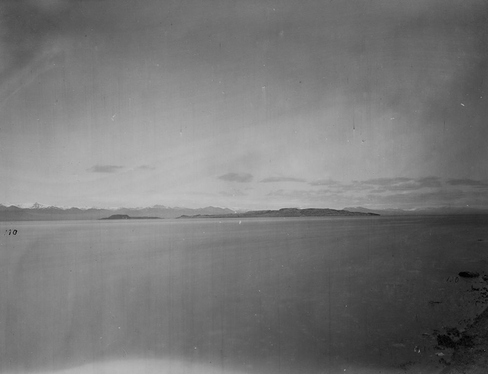 Volcanic islands in Mono Lake-California