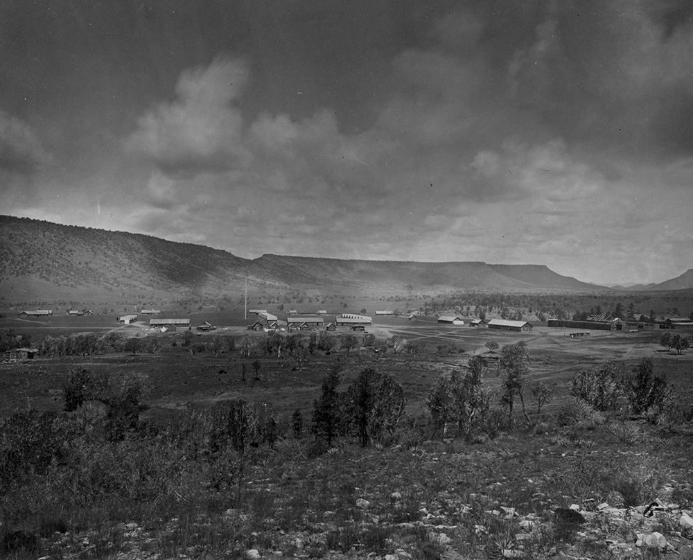 Distant view of Camp Apache-Arizona