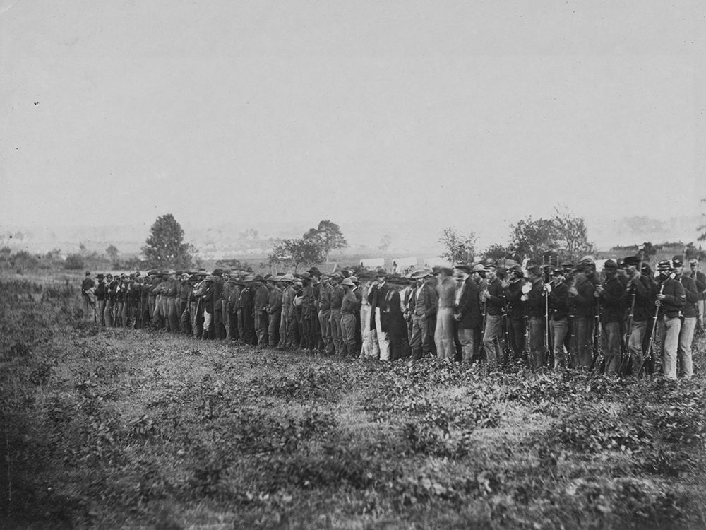 Confederate Prisoners at Fairfax court-house