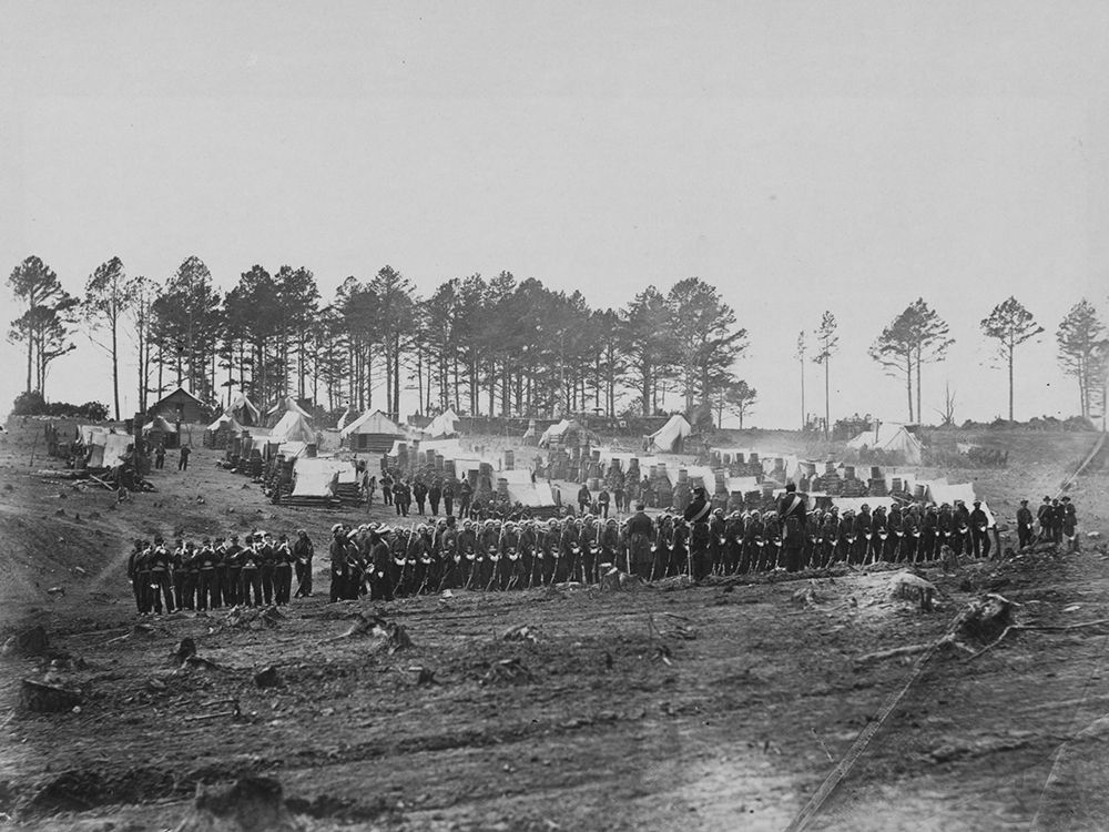 Guard Mount-Head Quarters-Army of the Potomac